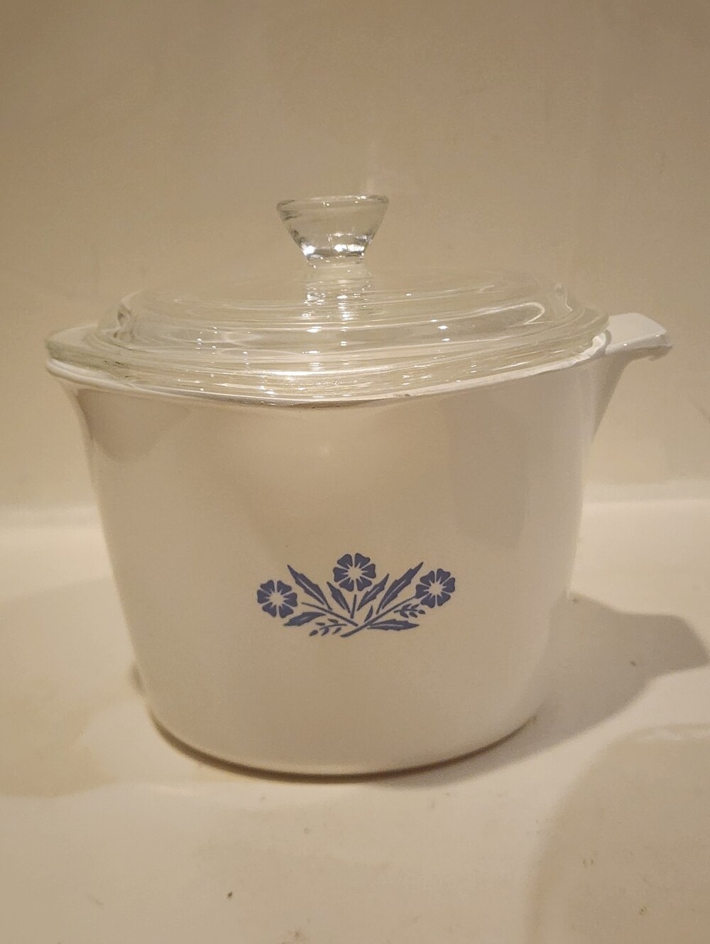 Vintage Corning Ware Cornflower Blue 4 Cup 1 QT Sauce Maker P-55-B w/ Lid